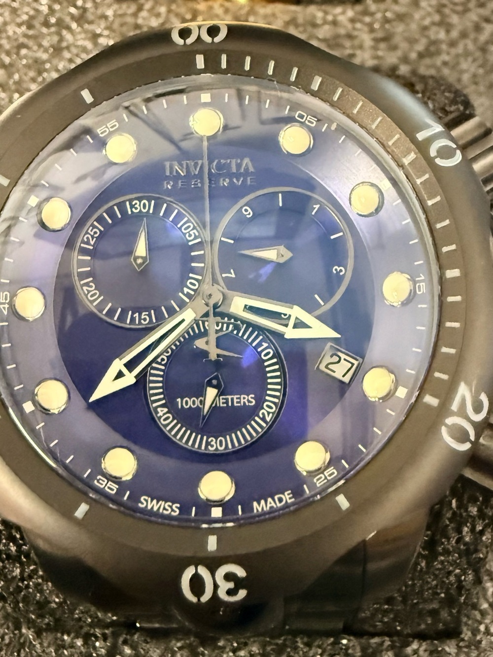 Invicta Reserve Venom 6231 Swiss Made Chronograph Blue Dial 1000M